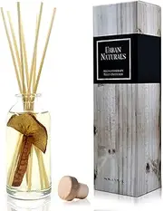 Urban Naturals Apple Cinnamon Reed Diffuser Oil Set | Apples & Spice | Juicy Apple, Cinnamon, Nutmeg Clove & Vanilla Diffusing Reed Sticks | Great Fall & Holiday Scent & Gift Idea