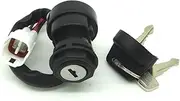 IGNITION KEY SWITCH For YAMAHA BEAR TRACKER 250 YFM250 2000 2001 ATV BEARTRACKER BREEZE 125 YFA125 1995 1996 1997 1998 1999 00 01 ATV BIG BEAR 400 YFM400 2000 ATV WARRIOR 350 YFM350 1996 1997 1998