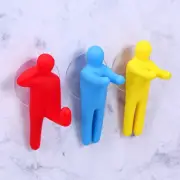 6 Pcs Razor Bathroom Storage Hook Suction Cup Hooks Toothbrush Holder