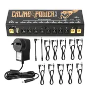 Caline CP-04 Guitar Pedal Power Supply 18V 1A USB Port Short Circuit Protection