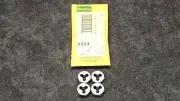 (4) Hanson M5x0.90 Metric Coarse Thread, 1" Hex Rethreading Die Carbon Steel RHT