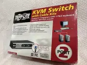 Tripp Lite 2-port With USB 3.0 HUB DisplayPort KVM Switch 3.0 Superspeed NOS