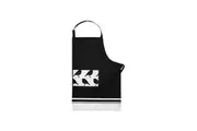 J Elliot Home Pinicola Black Cotton Standard Apron