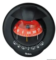 RIVIERA Pegasus Boat Marine Compass 4" 100mm Black/Red with cover
