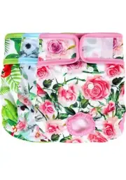 New Wegreeco Washable Reusable Premium Dog Diapers Female 3 Pk Floral Size XL