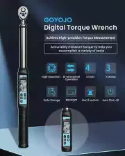 1/2" 3/8" Digital Torque Wrench Torque Adjustable Wrench Data Save Bike Car Tool