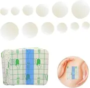 [YOULJINTFA] 12 Pcs Clear Curved Eyebrow Ring Body Jewelry Piercing Retainer Screw Ball, Piercing Earring Jewelry, 6 Sizes for Different Body Types, Standardized, Plastic, no gemstone