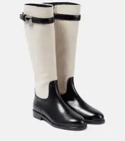 [Coperni] Coperni Cavalier leather knee-high boots AU 7 black