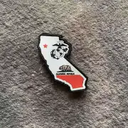 California Marines State Flag PVC Patch