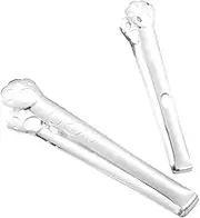 FUNOMOCYA 2Pcs Food Serving Tongs Stainless Steel Buffet Tongs for Baked Goods Compact Kitchen Clamp for Appetizers Desserts and More
