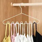 Clothes Rack Multi-grid Design Organization Space-saving Underwear Hanger Wave