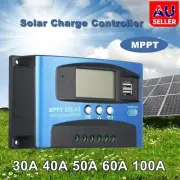 MPPT Solar Panel Charge Controller Battery Regulator 12V/24V Auto dual USB LCD