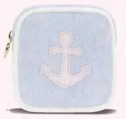 $103 NEW Stoney Clover Lane Terry Embellished Anchor Mini Pouch High Tide Lilac