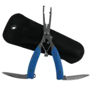 Fishing Pliers Multitool Stainless Split Ring Hook Remover Saltwater Resistant