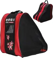 Inline Skates Bag - Girls Boys Ice Roller Skates Waterproof Shoes Bag | Large Capacity Kids Adults Skate Bag with Adjustable Shoulder Strap for Park, Garage, Skating Rinks
