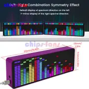 LED Voice Control Music Spectrum Electronic Clock Adjustment Electronic Clock