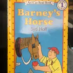 AN I CAN READ BOOK BARNEY’S HORSE英文小說 繪本 故事書