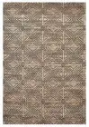 Hugo Beige Black Lattice Hand-Woven Natural Jute Rug - 3 Sizes