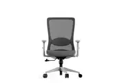 Nova Mesh Back Fabric Seat Executive Computer Office Working Chair Black White