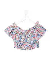 floral-print top 12Y Multicolor