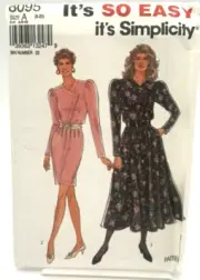 Simplicity It's So Easy Pattern #8095 - Dress & Skirt (Sizes 8-20)