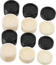 ifundom Replacement Chess Checkers Pieces 24pcs Plastic Chessboard Pieces Game Set Lightweight Portable for Outdoor Games