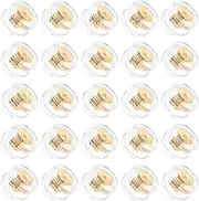[HOODANCOS] 50pcs Silicone Earring Backs Replacement for Small Flat Earring Stoppers for Studs Durable and Easy to Use for Diy and All of Posts