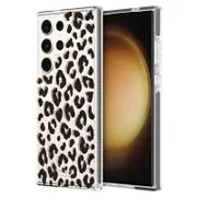 Kate Spade New York Defensive Hardshell Case (Suits Galaxy S23 Ultra) – City Leopard Black