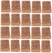 Parliky Safe Easy Ignition 20pcs Outdoor Fire Lighting Blocks BBQ Fire Starter Tablets for Camping Cooking Grilling