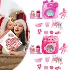 Children's Drum Washing Machine Small Appliances Household Cleaning Set Mini