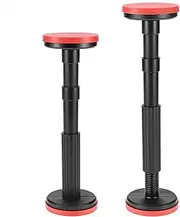 QWORK Telescopic Support Pole, 2-Pack, Cabinet Lifting Bracket, 7"-17.7" Height Adjustable Undermount Sink and Floor Jack System, 440 lbs Capacity