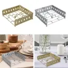 Napkin Holder Organizer Paper Napkins Basket for Dining Table Hotel Desktop
