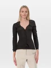 Black Bow Detail Cardigan