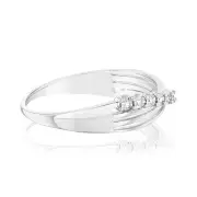 Luminesce Lab Grown 13 Diamonds Ring in Sterling Silver, Q
