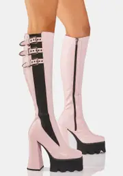 [Lamoda] Guess So Platform Knee High Boots