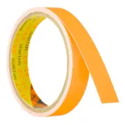 0.7 Inch x 9.8 Feet Glow in the Dark Tape, 1 Roll Tape, Orange Yellow