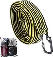Motorcycle Elastic Bungee Cord | Powersports Tie-Downs,Elasticity Luggage Bands, Multifunctional Hardware with Hook for Bicycles