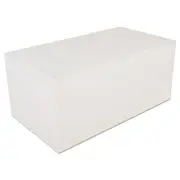 White Food Storage Container 9x5x4 Tuck Top Lock Closure for Hot Fresh Meals