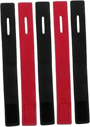 INOOMP 5pcs Fishing Rod Strap Elastic Slip Fixing Wraps for Various Rod Durable Carrier Bands for Secure Fishing Gear Storage and Transport