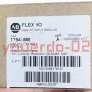 New & Sealed Allen Bradley 1794-IM8 SER A Flex I/O Digital Input Module
