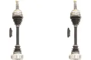 Front PAIR TrakMotive CV Axle Shaft for 1999 Lexus RX300 (35519)