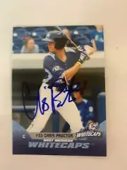 Chris Proctor 2019 Signed West Michigan White Caps Card