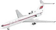 Pre-Built Model Aircraft 11CM 1/400 for KAC TU-154B P-551 P-552 Realistic Airplane Replica Scale Diecast Model Aircraft Kit Miniature Airplane Model(P-551)