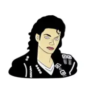 Music enamel pin - Michael Jackson - Australian Stock - Free Au Post