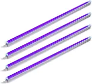 Barrina UV LED Blacklight Bar 22W 4ft T5 Integrated Bulb Black Light Fixture