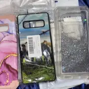3 Case Cover for Samsung Galaxy S10 Plus Cows Pink Marble Glitter