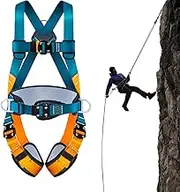 Rock Climbing Harness - Climbing Seat Belt, Tactical Roof Work Harness | Construction Safety Equipment, Downhill Harness for Uom