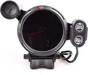 ZFGVGNMTYA 3.75 Inch 80mm 7 Colors 0-11000 RPM Stepper Motor Tachometer RPM Gauge with Shift Light for Auto Car Car Tachometer(HJK)