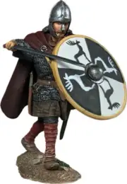 W Britain - Bestanden Saxon Defending Sword and Shield 62144 Wrath of Northmen