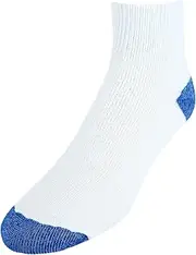 [CTM] Men's Cotton Blend Ankle Socks (4 Pair Pack)